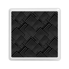 Diagonal Square Black Background Memory Card Reader (square)