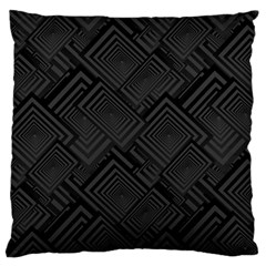 Diagonal Square Black Background Large Cushion Case (one Side)