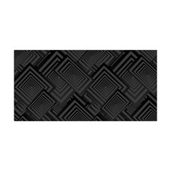 Diagonal Square Black Background Yoga Headband by Apen