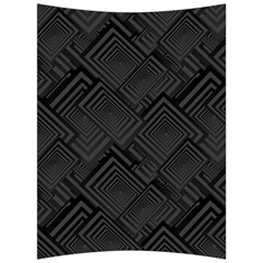 Diagonal Square Black Background Back Support Cushion