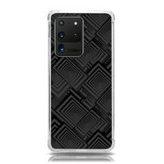 Diagonal Square Black Background Samsung Galaxy S20 Ultra 6 9 Inch Tpu Uv Case