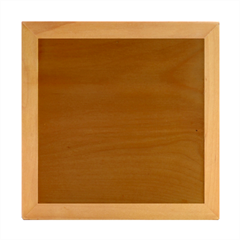 Diagonal Square Black Background Wood Photo Frame Cube by Apen