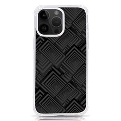 Diagonal Square Black Background Iphone 14 Pro Max Tpu Uv Print Case