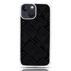 Diagonal Square Black Background Iphone 13 Mini Tpu Uv Print Case