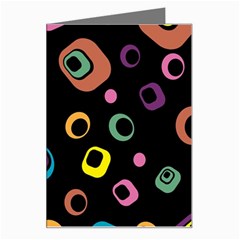 Abstract Background Retro 60s 70s Greeting Card by Apen