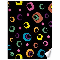 Abstract Background Retro 60s 70s Canvas 18  X 24 