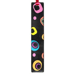 Abstract Background Retro 60s 70s Large Book Marks