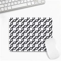 Diagonal Stripe Pattern Small Mousepad by Apen