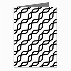 Diagonal Stripe Pattern Greeting Card