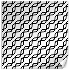 Diagonal Stripe Pattern Canvas 20  X 20  by Apen