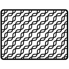 Diagonal Stripe Pattern Two Sides Fleece Blanket (large) by Apen