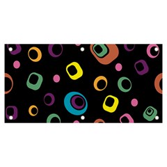 Abstract Background Retro 60s 70s Banner And Sign 6  X 3  by Apen