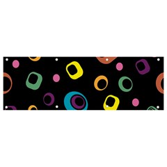 Abstract Background Retro 60s 70s Banner And Sign 9  X 3  by Apen