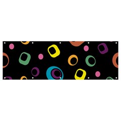 Abstract Background Retro 60s 70s Banner And Sign 12  X 4  by Apen