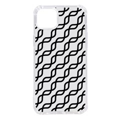 Diagonal Stripe Pattern Iphone 14 Plus Tpu Uv Print Case by Apen