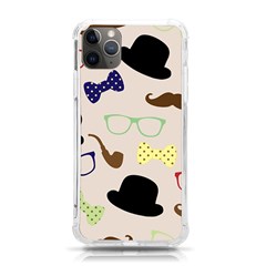 Moustache Hat Bowler Bowler Hat Iphone 11 Pro Max 6 5 Inch Tpu Uv Print Case by Apen