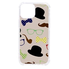 Moustache Hat Bowler Bowler Hat Iphone 13 Mini Tpu Uv Print Case by Apen