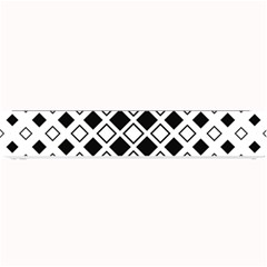 Square Diagonal Pattern Monochrome Small Bar Mat by Apen