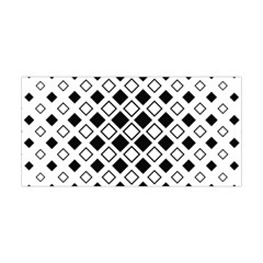 Square Diagonal Pattern Monochrome Yoga Headband by Apen