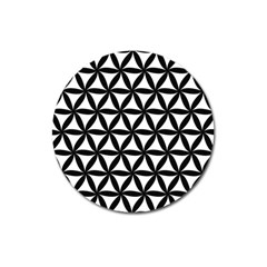 Pattern Floral Repeating Magnet 3  (round) by Apen