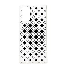 Square Diagonal Pattern Monochrome Samsung Galaxy Note 20 Tpu Uv Case by Apen