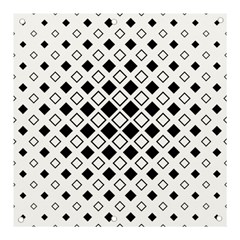 Square Diagonal Pattern Monochrome Banner And Sign 3  X 3  by Apen