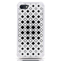 Square Diagonal Pattern Monochrome Iphone Se by Apen