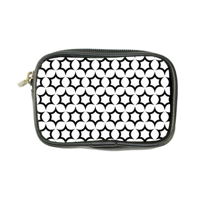 Pattern Star Repeating Black White Coin Purse