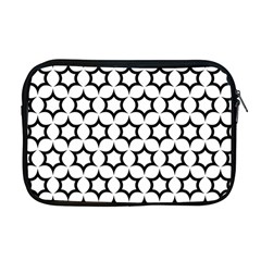 Pattern Star Repeating Black White Apple Macbook Pro 17  Zipper Case by Apen