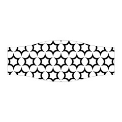 Pattern Star Repeating Black White Stretchable Headband