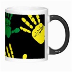 Ellipse Pattern Background Morph Mug Right