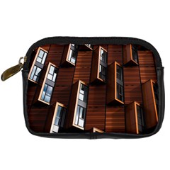 Abstract Architecture Building Business Digital Camera Leather Case by Amaryn4rt