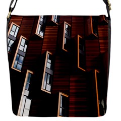 Abstract Architecture Building Business Flap Closure Messenger Bag (s) by Amaryn4rt