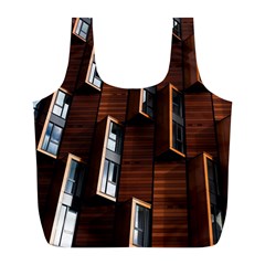 Abstract Architecture Building Business Full Print Recycle Bag (l) by Amaryn4rt