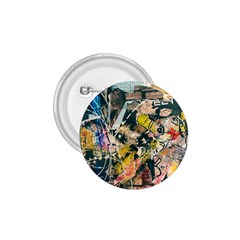 Art Graffiti Abstract Vintage Lines 1 75  Buttons by Amaryn4rt