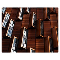 Abstract Architecture Building Business Premium Plush Fleece Blanket (medium) by Amaryn4rt