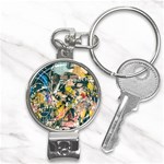 Art Graffiti Abstract Vintage Lines Nail Clippers Key Chain Front