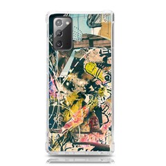 Art Graffiti Abstract Vintage Lines Samsung Galaxy Note 20 Tpu Uv Case by Amaryn4rt