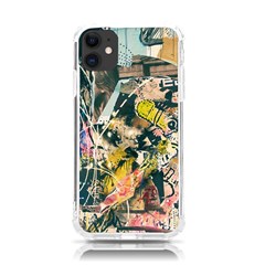 Art Graffiti Abstract Vintage Lines Iphone 11 Tpu Uv Print Case by Amaryn4rt