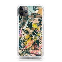 Art Graffiti Abstract Vintage Lines Iphone 11 Pro Max 6 5 Inch Tpu Uv Print Case by Amaryn4rt