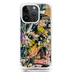 Art Graffiti Abstract Vintage Lines Iphone 14 Pro Tpu Uv Print Case by Amaryn4rt