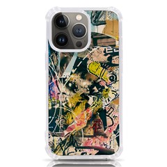 Art Graffiti Abstract Vintage Lines Iphone 13 Pro Tpu Uv Print Case by Amaryn4rt