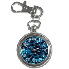 Blue Abstract Balls Spheres Key Chain Watches by Amaryn4rt