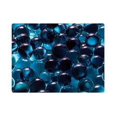 Blue Abstract Balls Spheres Premium Plush Fleece Blanket (mini) by Amaryn4rt