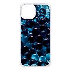 Blue Abstract Balls Spheres Iphone 14 Tpu Uv Print Case