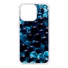 Blue Abstract Balls Spheres Iphone 13 Pro Tpu Uv Print Case by Amaryn4rt