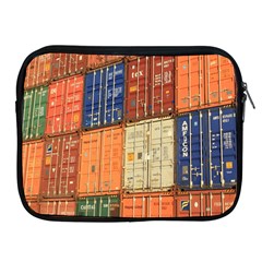 Blue White Orange And Brown Container Van Apple Ipad 2/3/4 Zipper Cases by Amaryn4rt