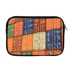 Blue White Orange And Brown Container Van Apple Macbook Pro 17  Zipper Case by Amaryn4rt