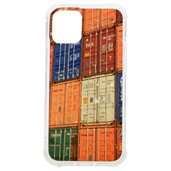 Blue White Orange And Brown Container Van Iphone 12 Mini Tpu Uv Print Case	 by Amaryn4rt