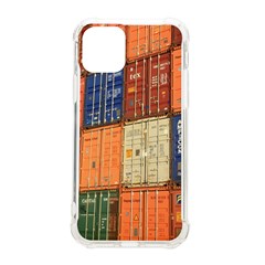 Blue White Orange And Brown Container Van Iphone 11 Pro 5 8 Inch Tpu Uv Print Case by Amaryn4rt